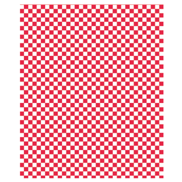 Carta antigrasso a quadri 31x31 cm 34 g/m2