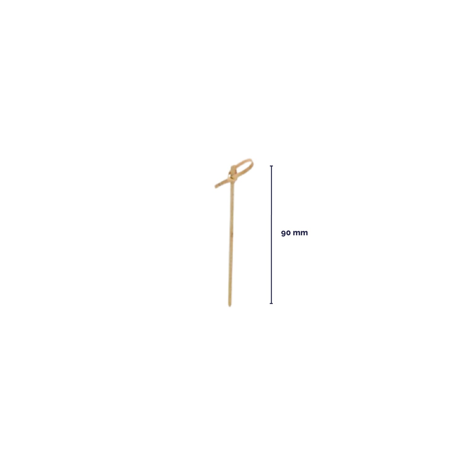 Stecco bamboo bio con nodo