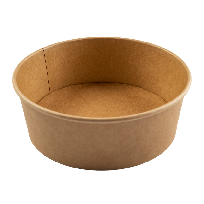 Bowl in cartoncino kraft avana