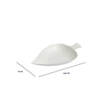 Vassoietto foglia bio in polpa finger food - 9,5x6 cm