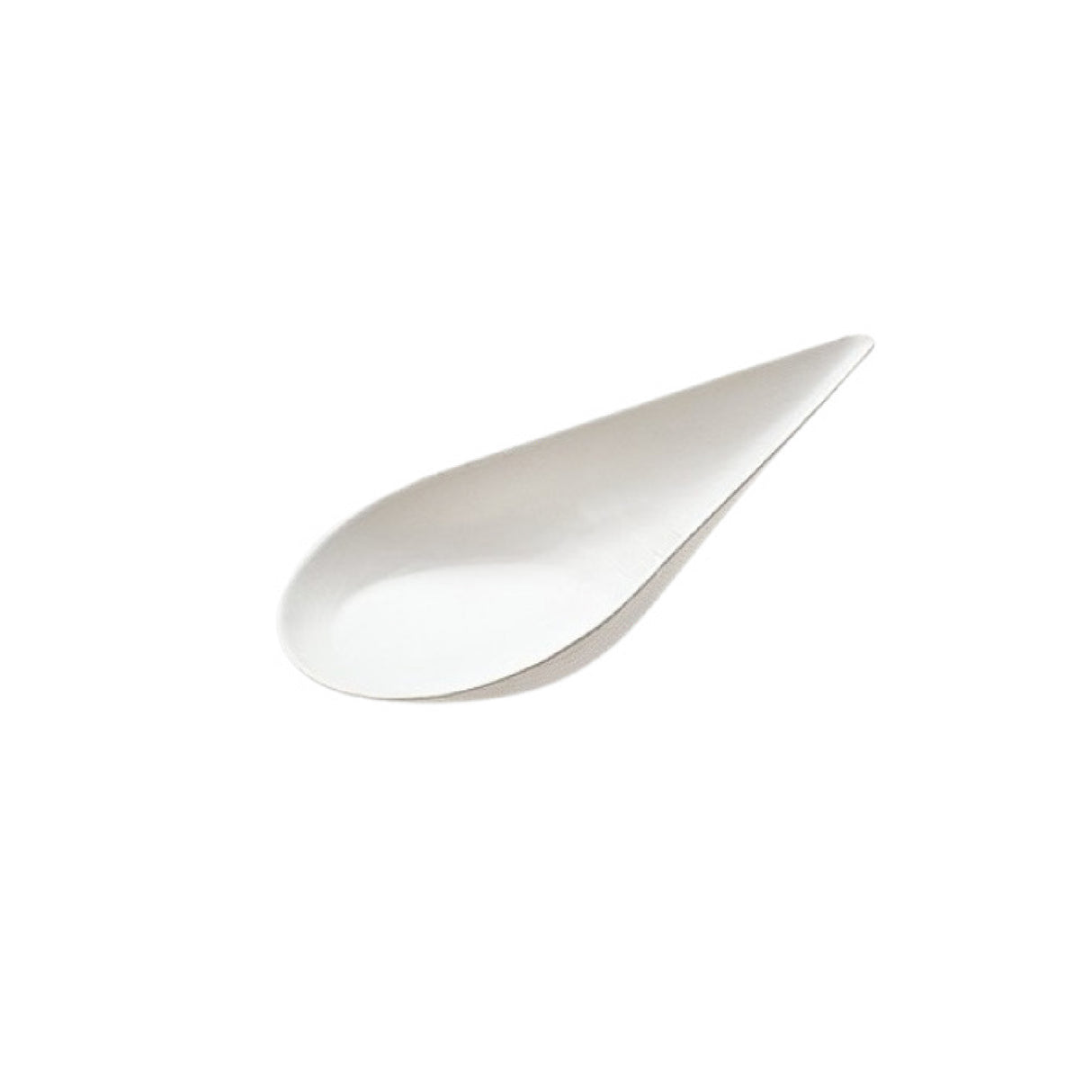 Vassoietto cucchiaio in polpa di cellulosa finger food - 10x5 cm