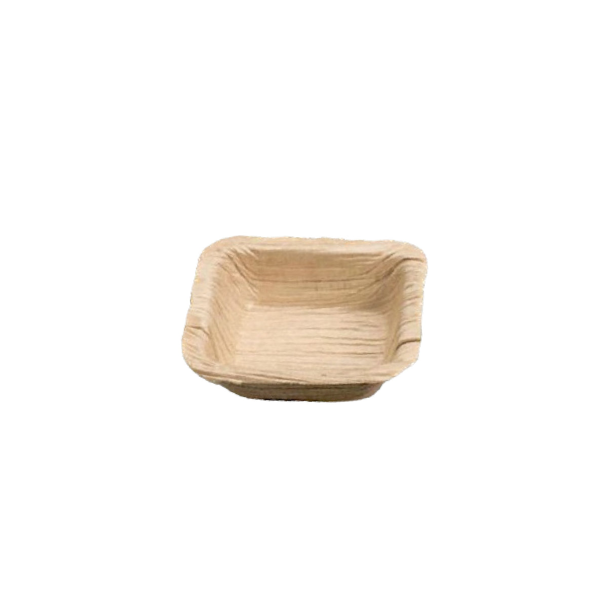 Vassoio quadrato in palma bio finger food - 7x7 cm