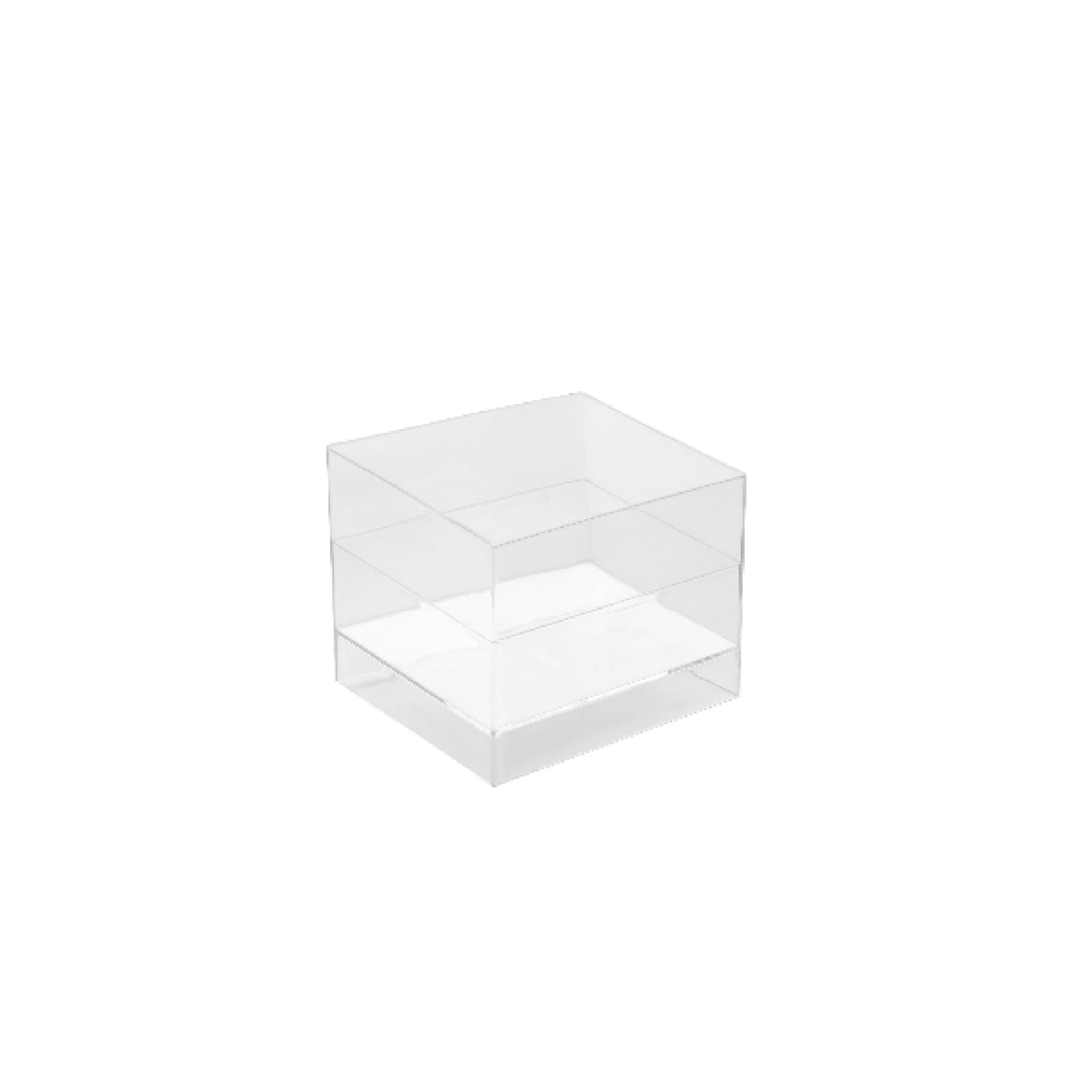 Coppetta cubo trasparente PS - 47x47 mm - 60 cc