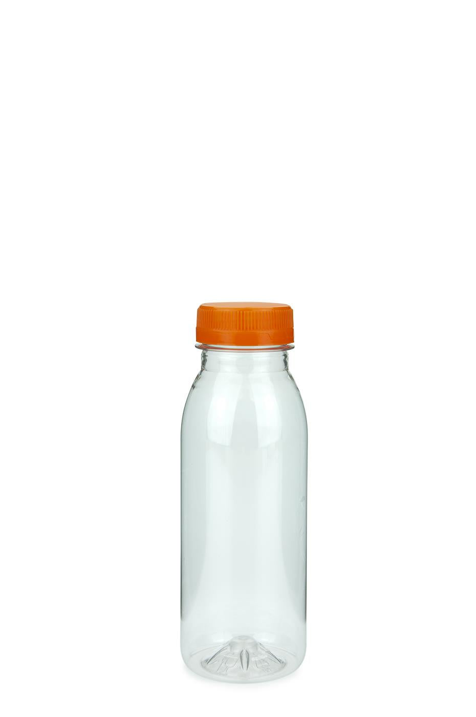 Bottiglia in PET tappo arancio 250 ml