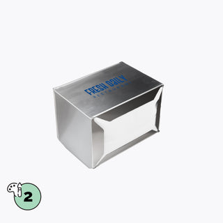 Dispenser in acciaio inox per tovaglioli 17x34 cm